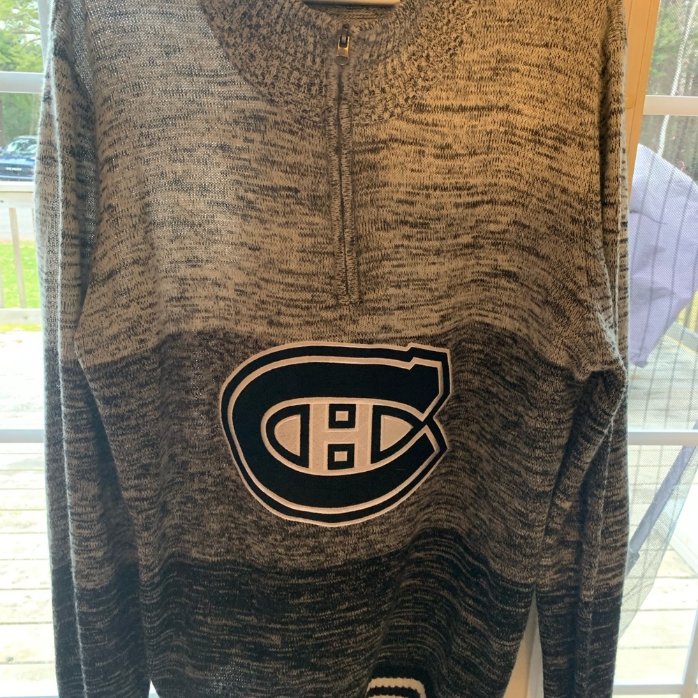 Montréal Canadiens quarter zip sweater